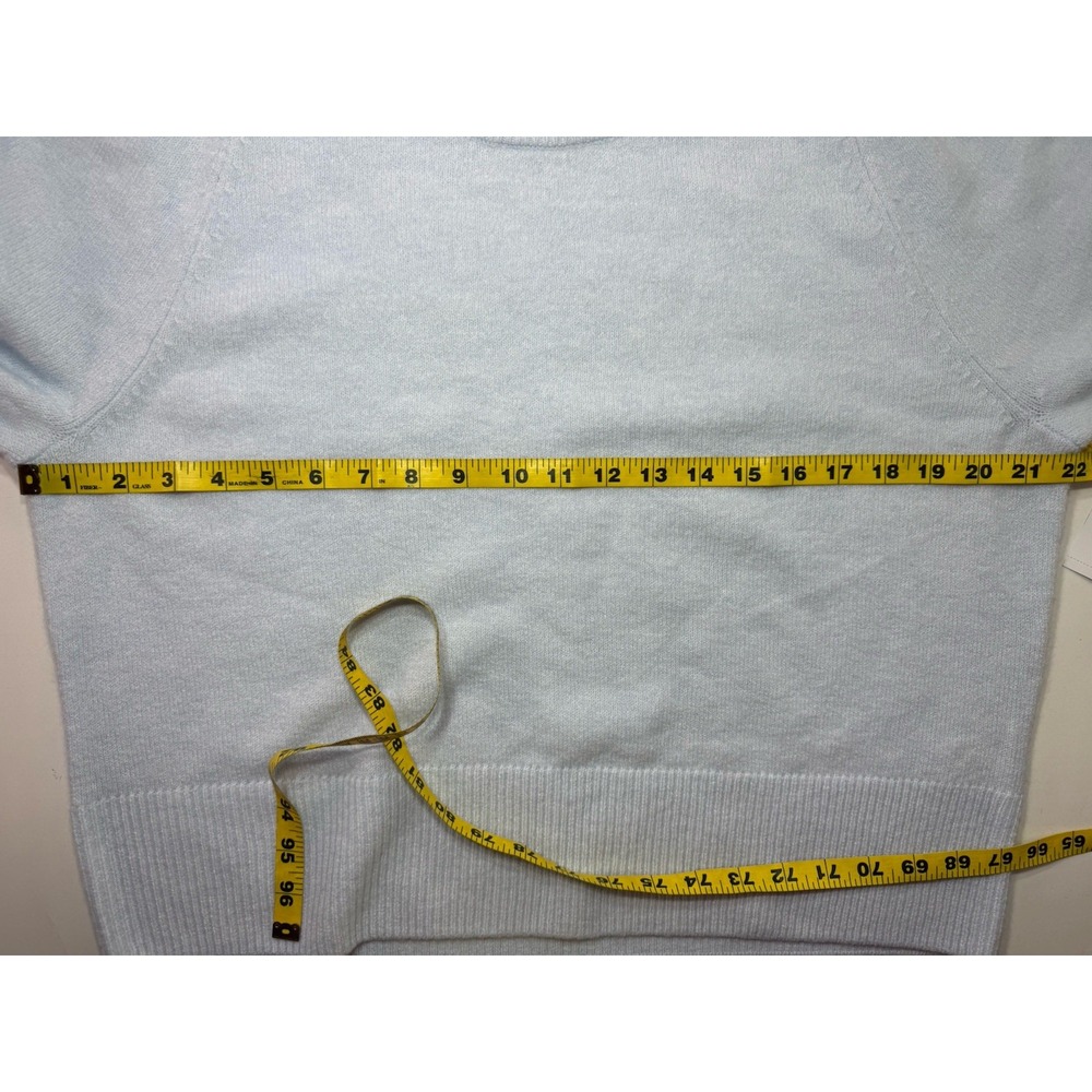 CeCe Womens Blue Puff Long Sleeve Crew Neck Sweater Size XL Frozen‎ - Picture 8 of 9